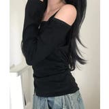 アシンメトリーワンショルダートップス | VIVID LADY | 詳細画像23 