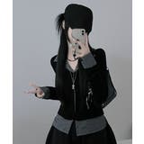 チェック柄シャツ ドッキングカーディガン | VIVID LADY | 詳細画像14