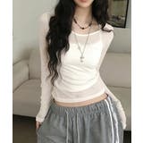 シアーロングスリーブTシャツ | VIVID LADY | 詳細画像3