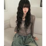 シアーロングスリーブTシャツ | VIVID LADY | 詳細画像19