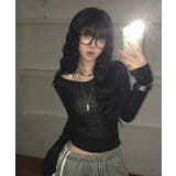 シアーロングスリーブTシャツ | VIVID LADY | 詳細画像32