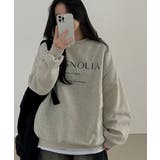 【裏起毛】オーバーサイズ ロゴスウェットトレーナー | VIVID LADY | 詳細画像5