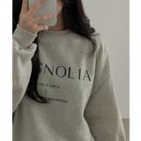 【裏起毛】オーバーサイズ ロゴスウェットトレーナー | VIVID LADY | 詳細画像2