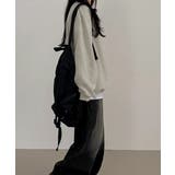 【裏起毛】オーバーサイズ ロゴスウェットトレーナー | VIVID LADY | 詳細画像3