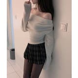 ドレープ起毛2wayオフショルダートップス | VIVID LADY | 詳細画像2 