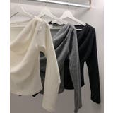 ドレープ起毛2wayオフショルダートップス | VIVID LADY | 詳細画像10 