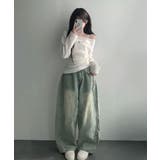 起毛 ボートネック ワンショルダー 2way シャーリングロンT | VIVID LADY | 詳細画像3