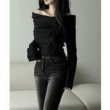 ドレープオフショル 起毛トップス | VIVID LADY | 詳細画像12 