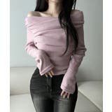 ドレープオフショル 起毛トップス | VIVID LADY | 詳細画像7 