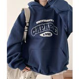 【裏起毛】カレッジロゴ オーバーサイズパーカー | VIVID LADY | 詳細画像4 