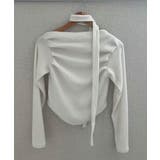 チョーカー付き ドレープワンショルダートップス | VIVID LADY | 詳細画像21