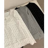 ドット柄 リボン Tシャツ ロンT | VIVID LADY | 詳細画像9 
