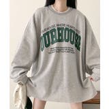 ロゴプリントオーバーサイズロンT | VIVID LADY | 詳細画像14 