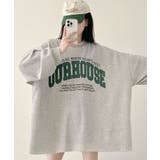 ロゴプリントオーバーサイズロンT | VIVID LADY | 詳細画像17 