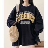 ロゴプリントオーバーサイズロンT | VIVID LADY | 詳細画像21 