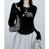 ブラック | フロントプリント コンパクトロンT | VIVID LADY