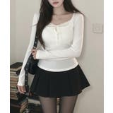 インナードッキング レイヤード風ヘンリーネックロンT | VIVID LADY | 詳細画像6 