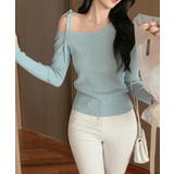 ワンショルダーリブニットトップス | VIVID LADY | 詳細画像24 