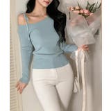 ワンショルダーリブニットトップス | VIVID LADY | 詳細画像29 