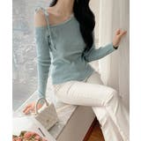 ワンショルダーリブニットトップス | VIVID LADY | 詳細画像32 