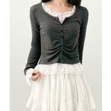 レースドッキング トップスプルオーバー | VIVID LADY | 詳細画像1 