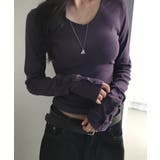 Vネック ロングスリーブタイトTシャツ | VIVID LADY | 詳細画像26 