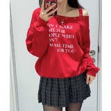 ワンショルダーアイレットスウェットトップス | VIVID LADY | 詳細画像30 