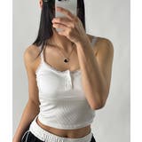 カップ付き レースヘンリーネック キャミトップス | VIVID LADY | 詳細画像4