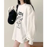 ドッグキャラクタープリントオーバーサイズボクシーTシャツ | VIVID LADY | 詳細画像4 
