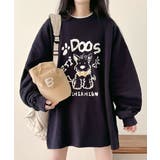 ドッグキャラクタープリントオーバーサイズボクシーTシャツ | VIVID LADY | 詳細画像7 