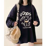 ドッグキャラクタープリントオーバーサイズボクシーTシャツ | VIVID LADY | 詳細画像8 