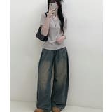ベーシック Uネック半袖Tシャツ | VIVID LADY | 詳細画像9 