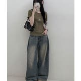 ベーシック Uネック半袖Tシャツ | VIVID LADY | 詳細画像10 