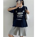ラインデザイン ラグラン プリントTシャツ | VIVID LADY | 詳細画像6 