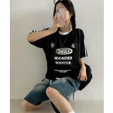 ラインデザイン ラグラン プリントTシャツ | VIVID LADY | 詳細画像15 