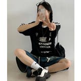 ラインデザイン ラグラン プリントTシャツ | VIVID LADY | 詳細画像17 