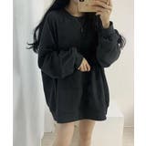 ルーズシルエット ベーシック スウェット チュニック トップス | VIVID LADY | 詳細画像58