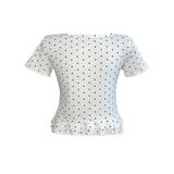 ドット フレアリボンネック 半袖Ｔシャツ | VIVID LADY | 詳細画像25 