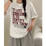 ヴィンテージ ロゴプリント 半袖Tシャツ | VIVID LADY | 詳細画像1