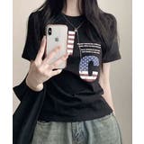 ヴィンテージフラッグロゴ 半袖Tシャツ | VIVID LADY | 詳細画像7 