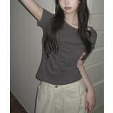 ワンショルダーorボートネック 2way 半袖Tシャツ | VIVID LADY | 詳細画像10