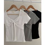 フロントリボン 半袖Tシャツ | VIVID LADY | 詳細画像13