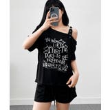 ヴィンテージバックル ワンショルダー 半袖Tシャツ | VIVID LADY | 詳細画像2 