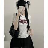 Y2Kロゴプリント半袖Tシャツ | VIVID LADY | 詳細画像6 