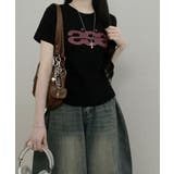 Y2Kロゴプリント半袖Tシャツ | VIVID LADY | 詳細画像9 