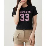 ナンバリングロゴコンパクト半袖Tシャツ | VIVID LADY | 詳細画像3