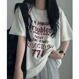 ヴィンテージロゴ オーバーサイズ 半袖Tシャツ | VIVID LADY | 詳細画像1