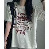 ヴィンテージロゴ オーバーサイズ 半袖Tシャツ | VIVID LADY | 詳細画像3