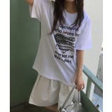 ハートフラッグプリント オーバーサイズ 半袖Tシャツ | VIVID LADY | 詳細画像3