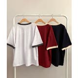 バイカラー カレッジロゴ オーバーTシャツ | VIVID LADY | 詳細画像14